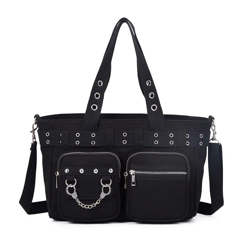 Handcuff Canvas Bag - Angel's House of Design Co.