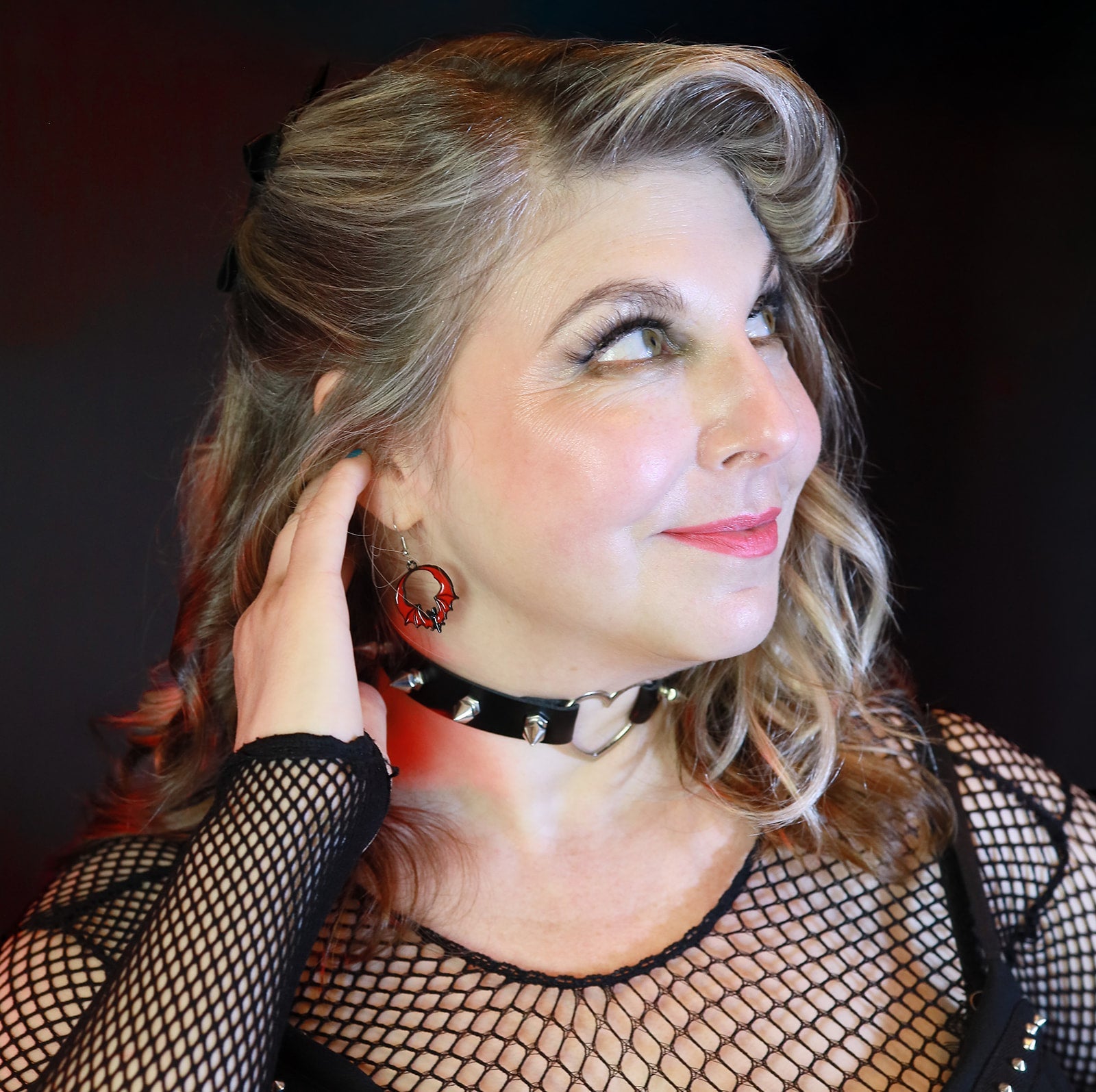 Heart Choker with Spikes - Angel's House of Design Co.