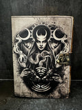 Hekate Journal | Hecate | Leather Journal | Blank Vintage Notebook - Angel's House of Design Co.