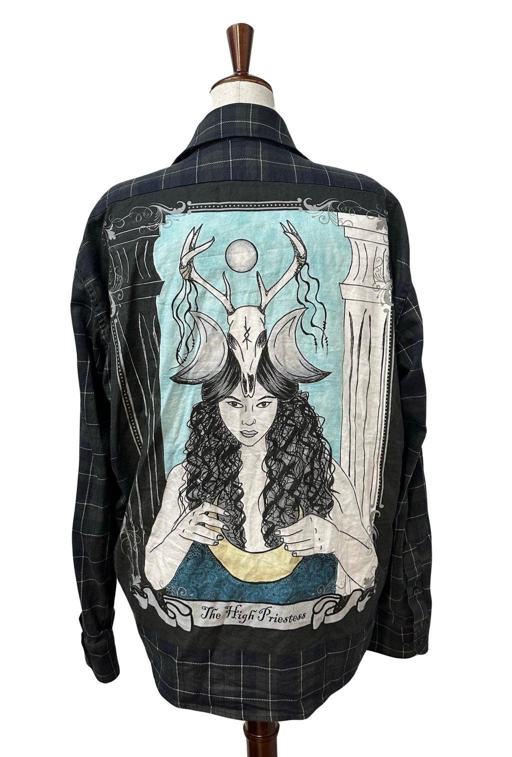 High Priestess Flannel (original art) - Angel's House of Design Co.