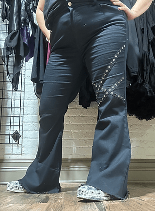 High waisted Rock Flares - Angel's House of Design Co.