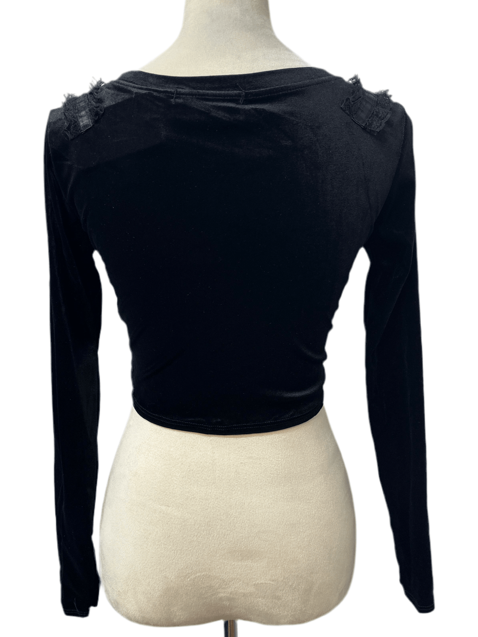 Holy Cross Velvet Crop - Angel's House of Design Co.