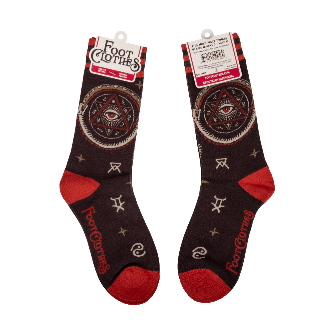 Infernal Alchemy Crew Socks - Angel's House of Design Co.
