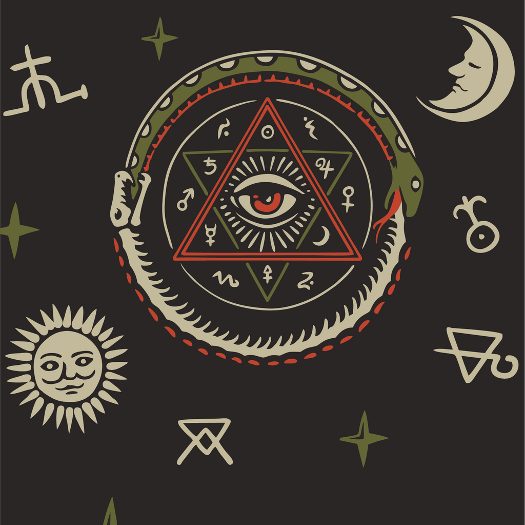 Infernal Alchemy Crew Socks - Angel's House of Design Co.