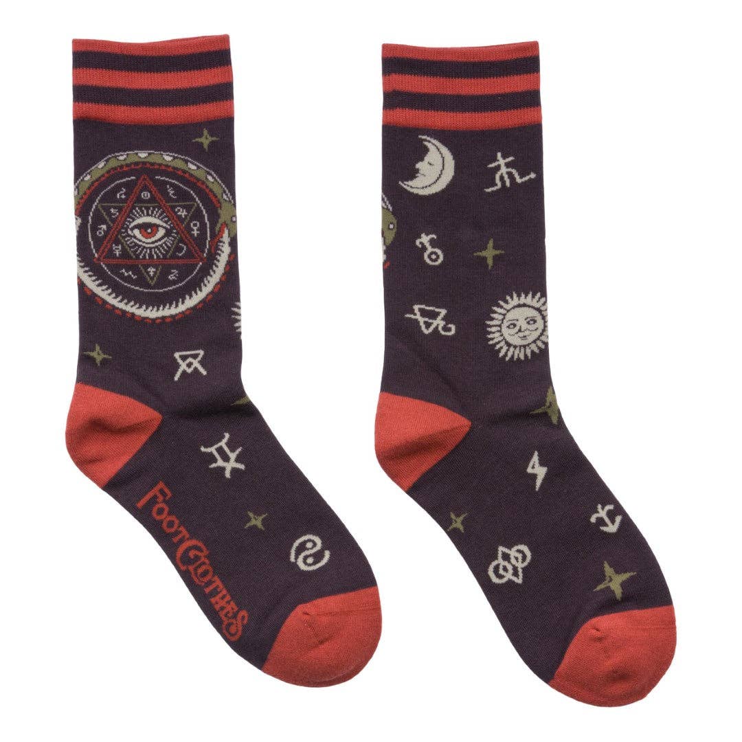 Infernal Alchemy Crew Socks - Angel's House of Design Co.