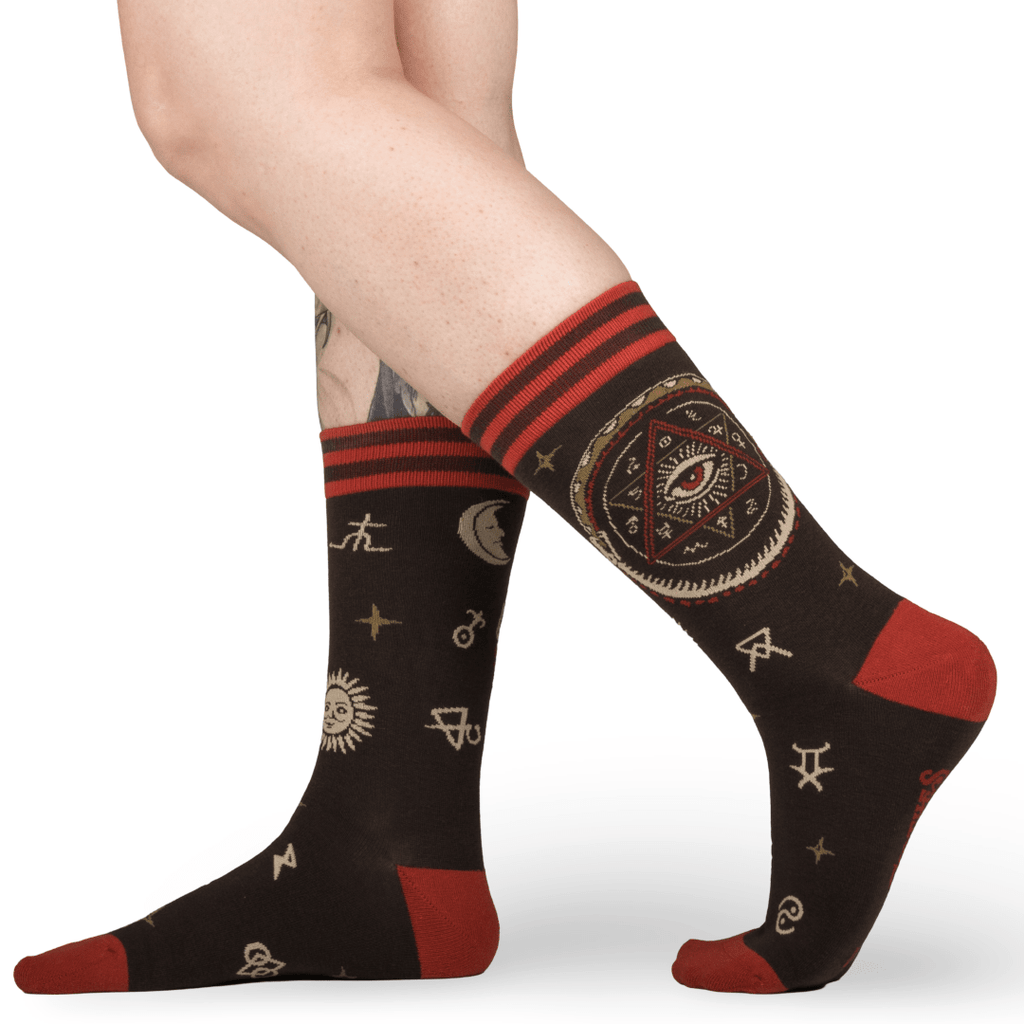 Infernal Alchemy Crew Socks - Angel's House of Design Co.