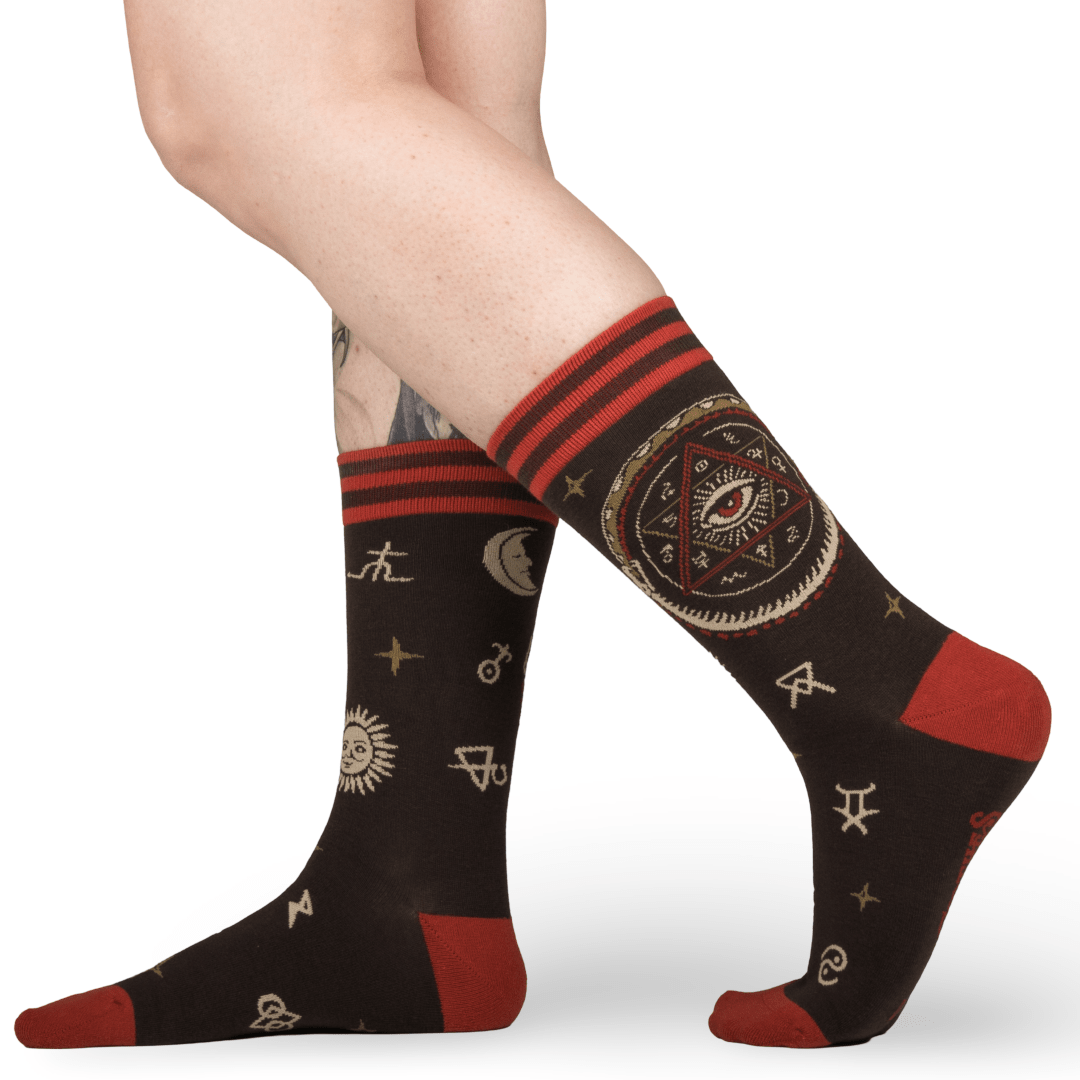 Infernal Alchemy Crew Socks - Angel's House of Design Co.