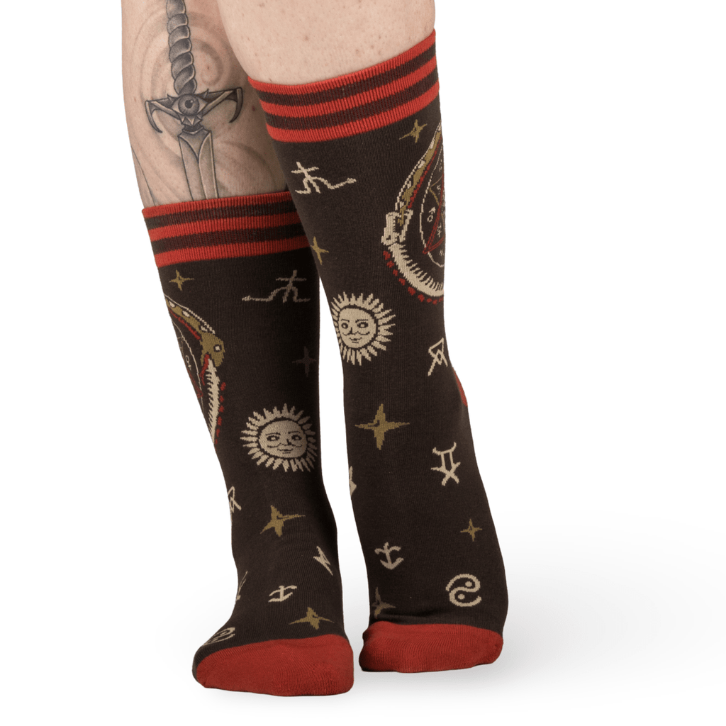 Infernal Alchemy Crew Socks - Angel's House of Design Co.