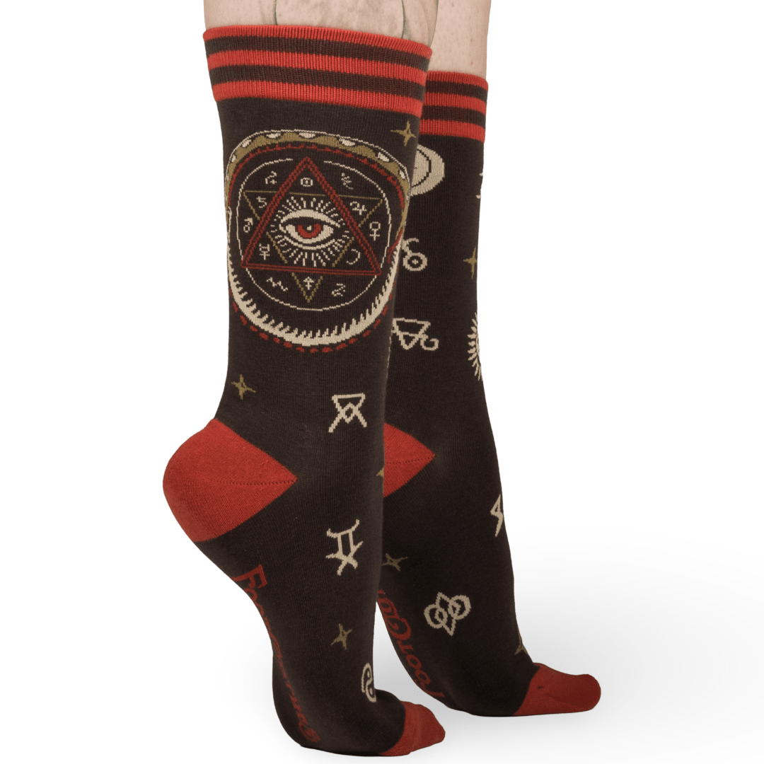 Infernal Alchemy Crew Socks - Angel's House of Design Co.