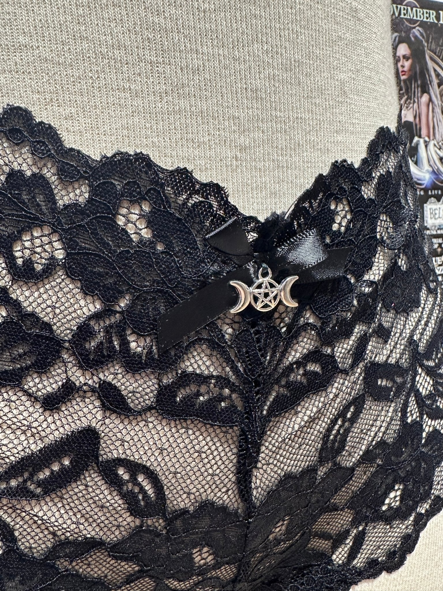 Kiss of Hecate Crotchless Panty - Angel's House of Design Co.