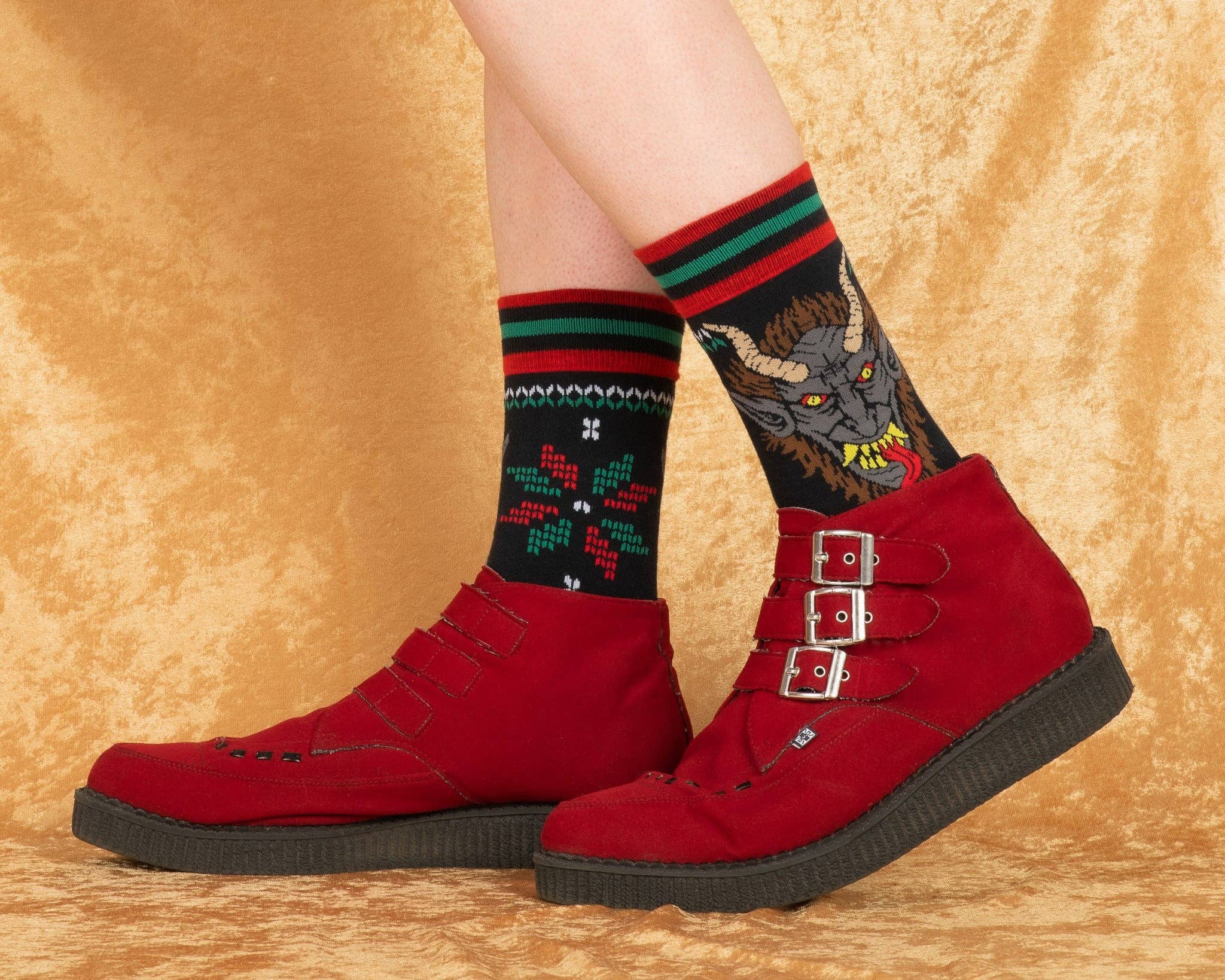 Krampus Sweater Crew Socks - Angel's House of Design Co.