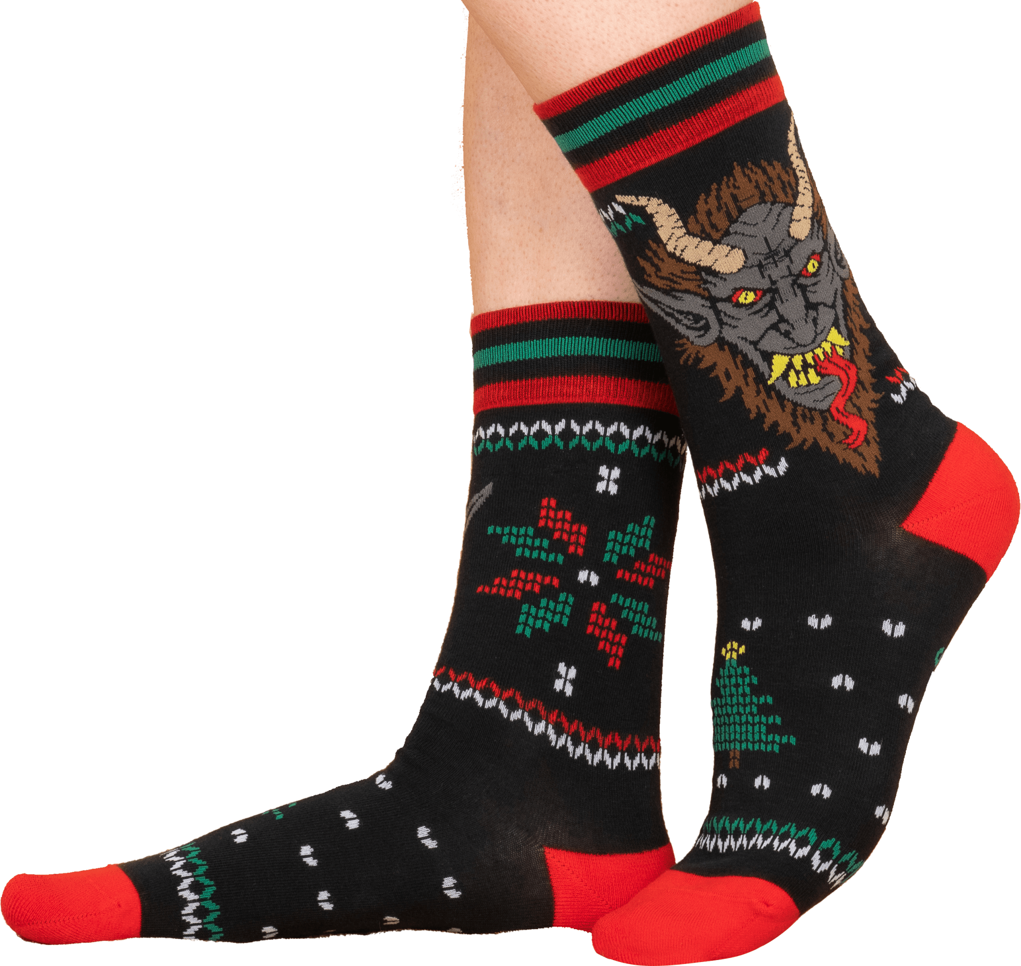 Krampus Sweater Crew Socks - Angel's House of Design Co.