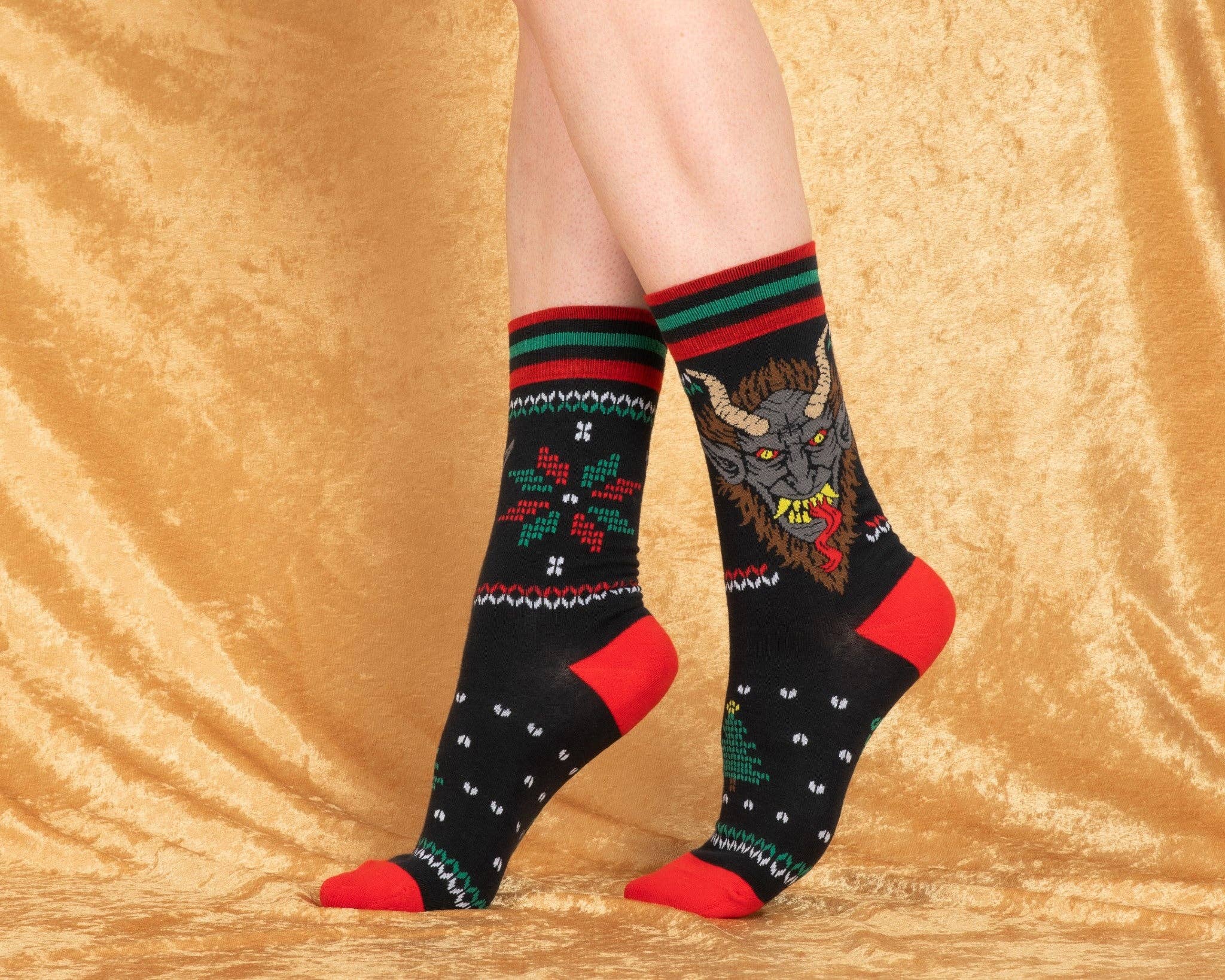 Krampus Sweater Crew Socks - Angel's House of Design Co.