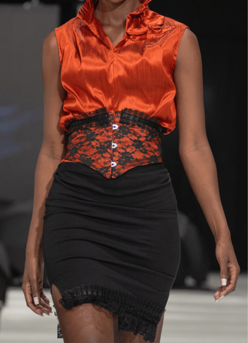 Lace Corset Belt with Ruffle Detail - Angel's House of Design Co.