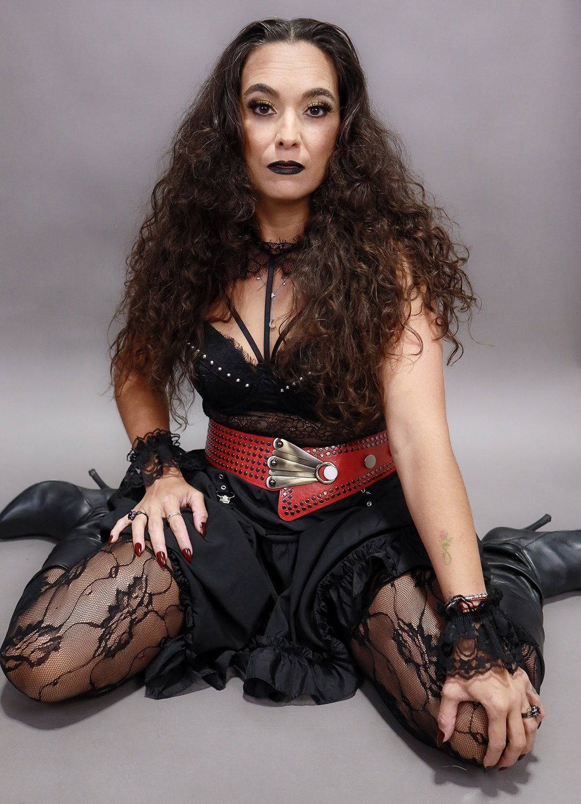 Lace Rivet Body Suit - Angel's House of Design Co.