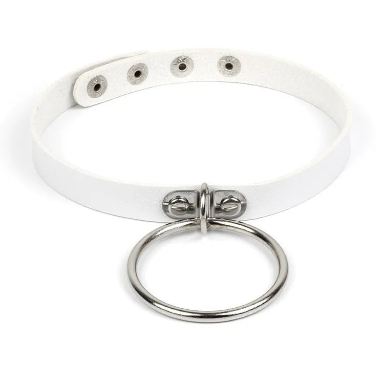 Large Ring Pendant Choker - Angel's House of Design Co.