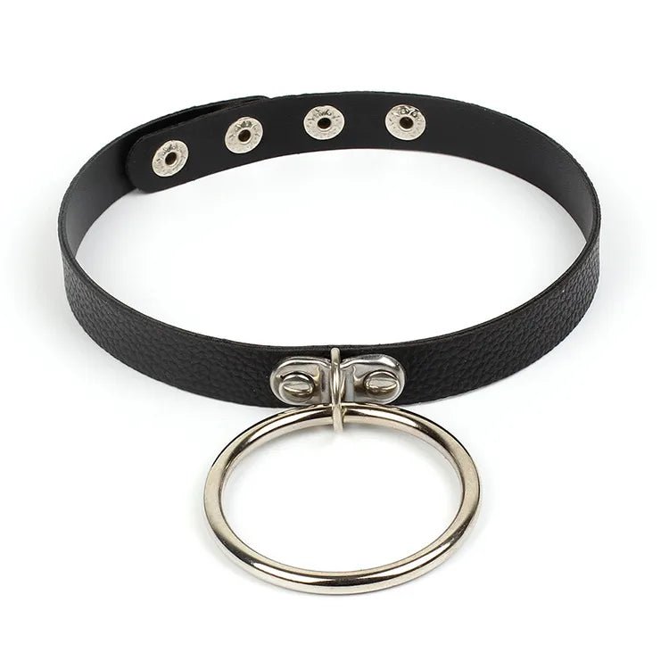 Large Ring Pendant Choker - Angel's House of Design Co.