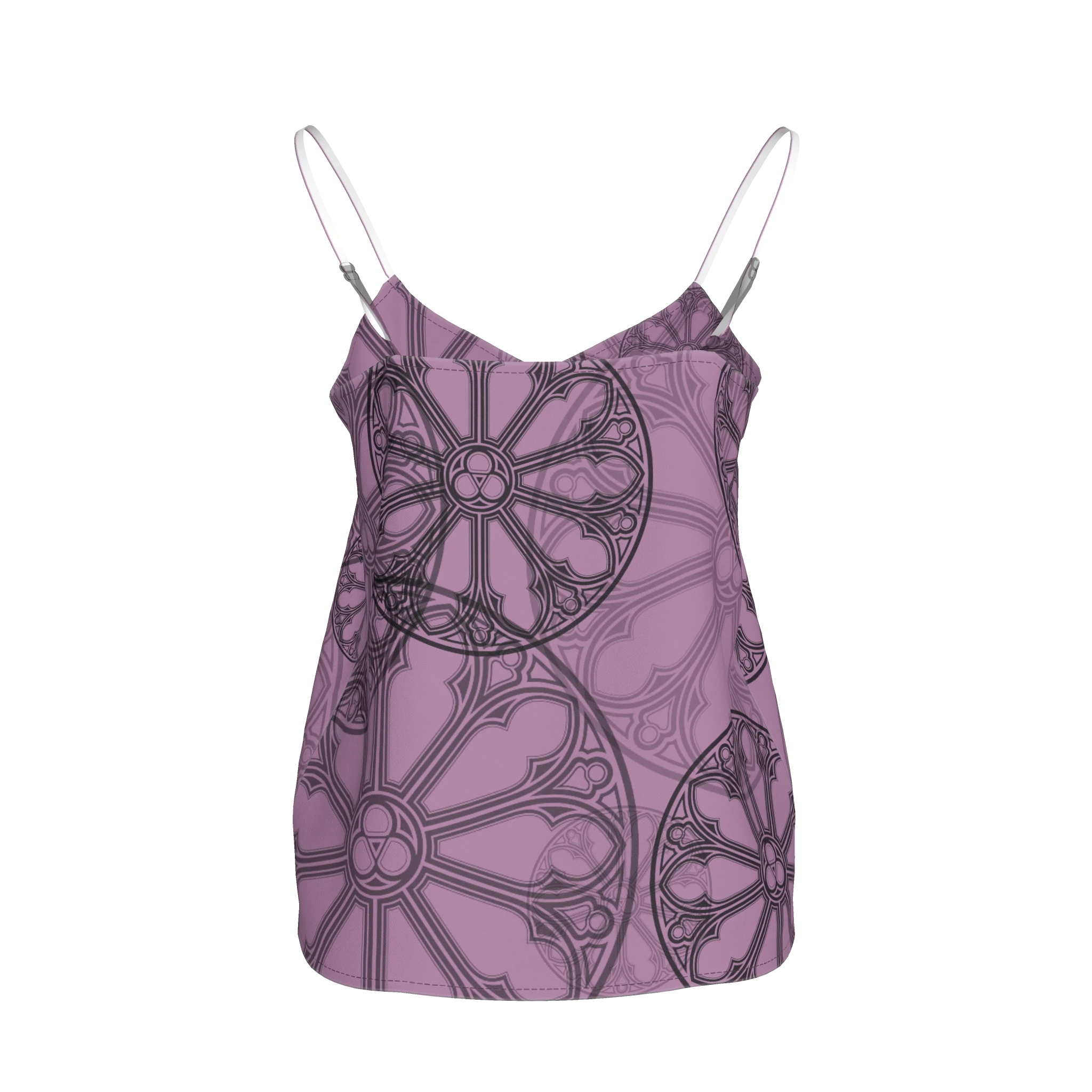 Lavendar Rose Window Camisole - Angel's House of Design Co.