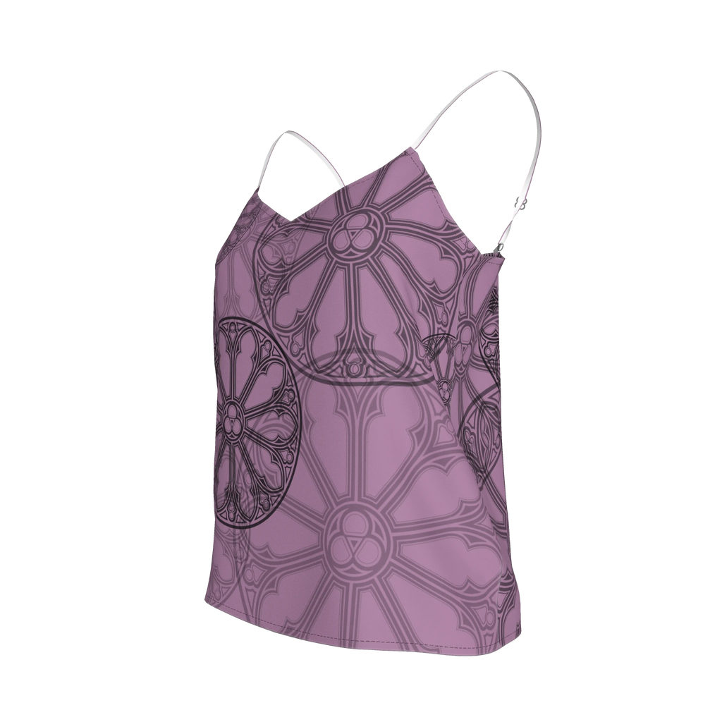 Lavendar Rose Window Camisole - Angel's House of Design Co.