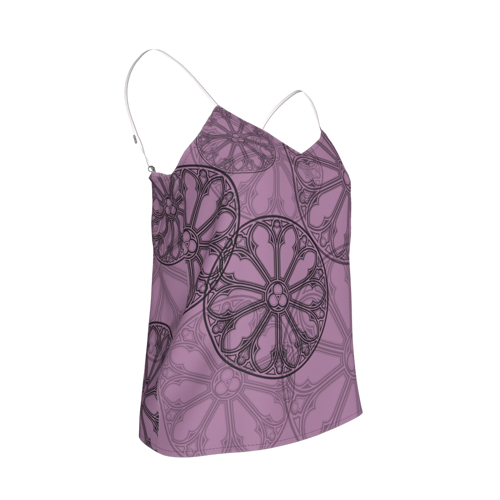 Lavendar Rose Window Camisole - Angel's House of Design Co.