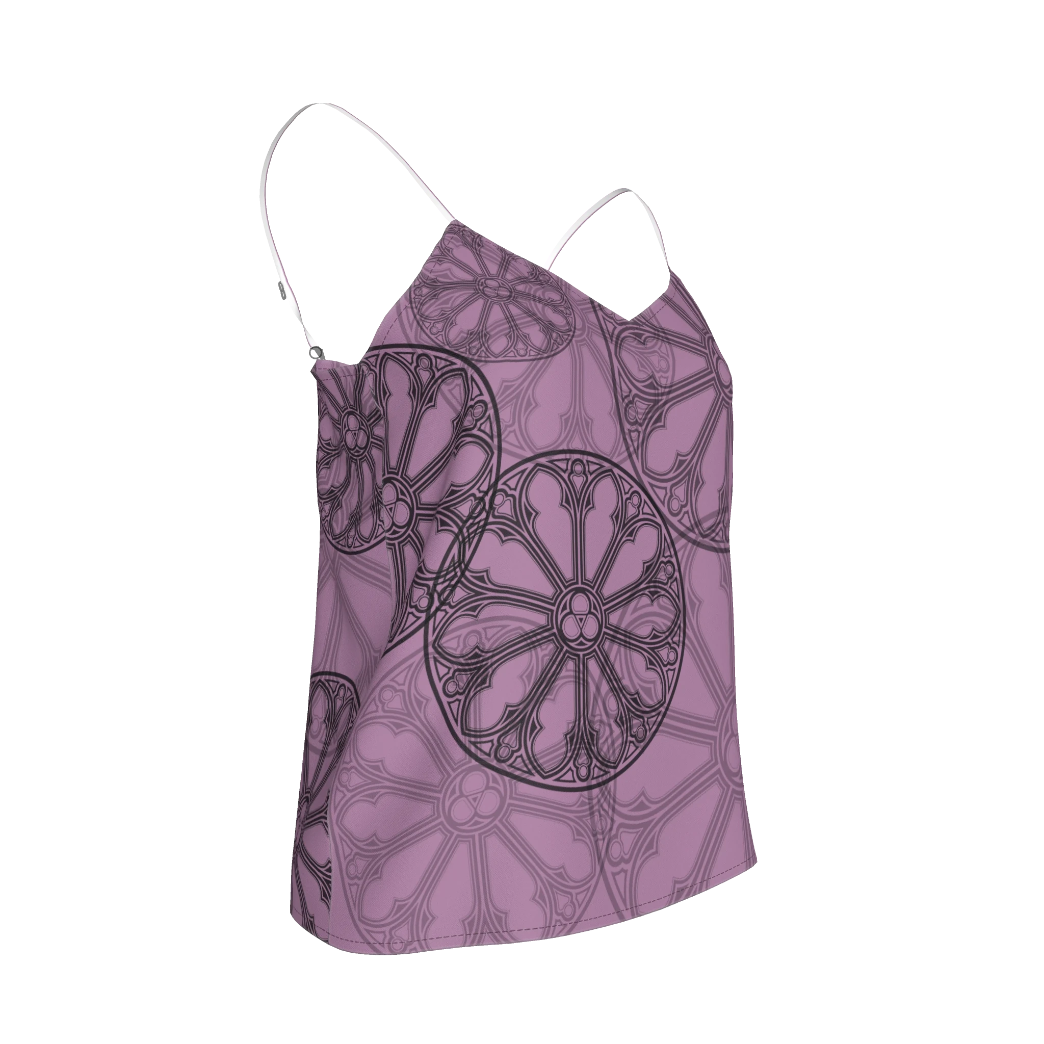 Lavendar Rose Window Camisole - Angel's House of Design Co.