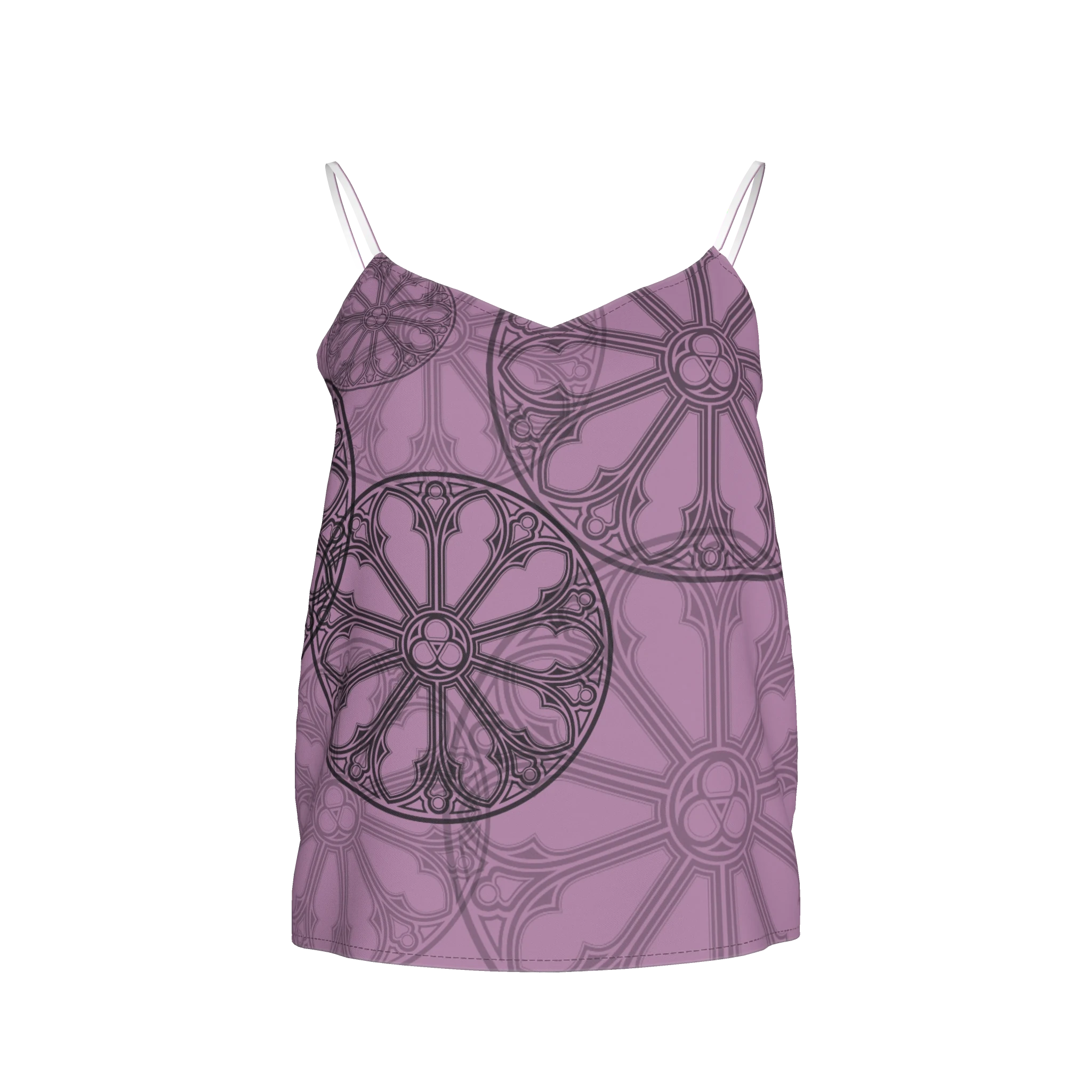 Lavendar Rose Window Camisole - Angel's House of Design Co.