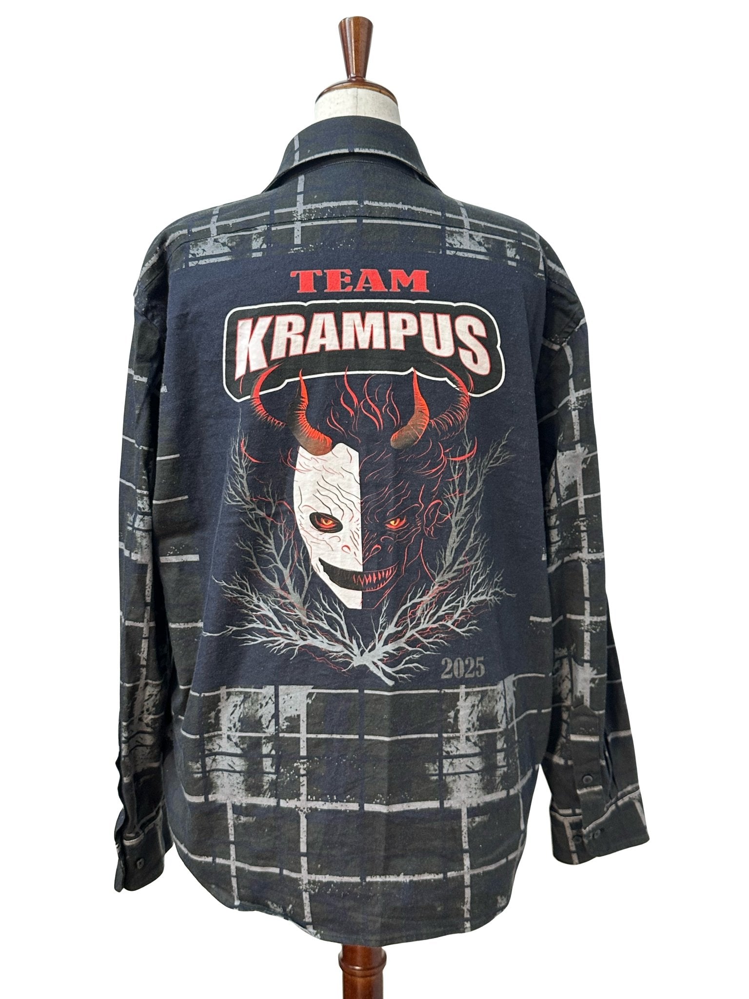 Limited Edition Team Krampus Flannel 2025 - Angel's House of Design Co.