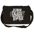 Lurk Laugh Loathe Messenger Bag - Angel's House of Design Co.
