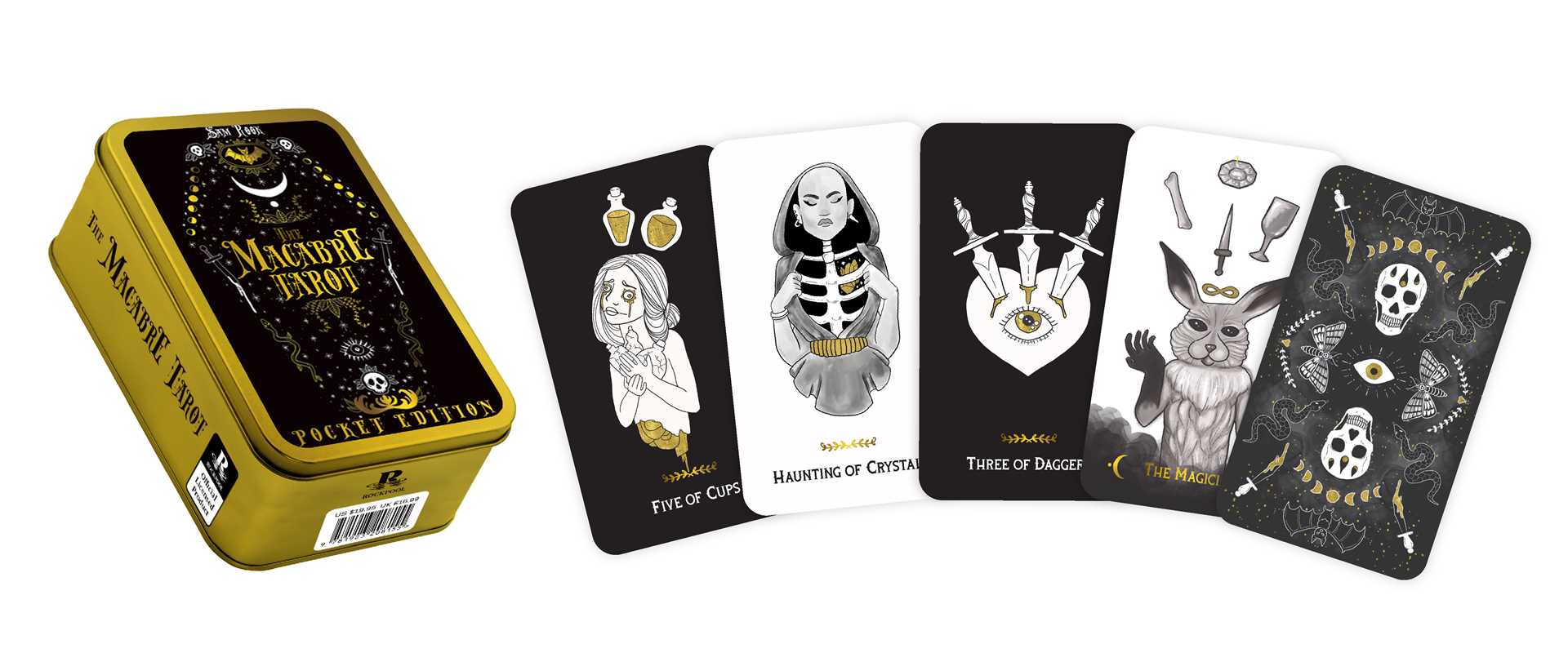 Macabre Tarot Pocket Tin Edition by Sam Rook - Angel's House of Design Co.