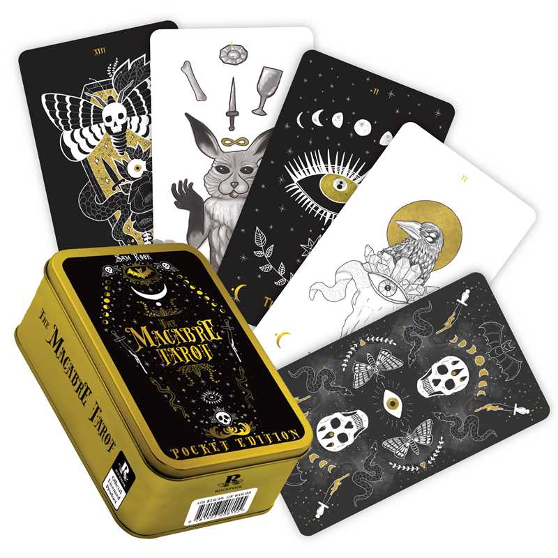 Macabre Tarot Pocket Tin Edition by Sam Rook - Angel's House of Design Co.
