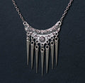 Medieval Inspired Necklace with Long Spikes - Angel's House of Design Co.