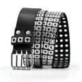 Metal Block Belt in Silver or Gun Metal - Angel's House of Design Co.