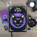 Mystic Mog Black Cat Book of Spells A5 Notebook - Angel's House of Design Co.