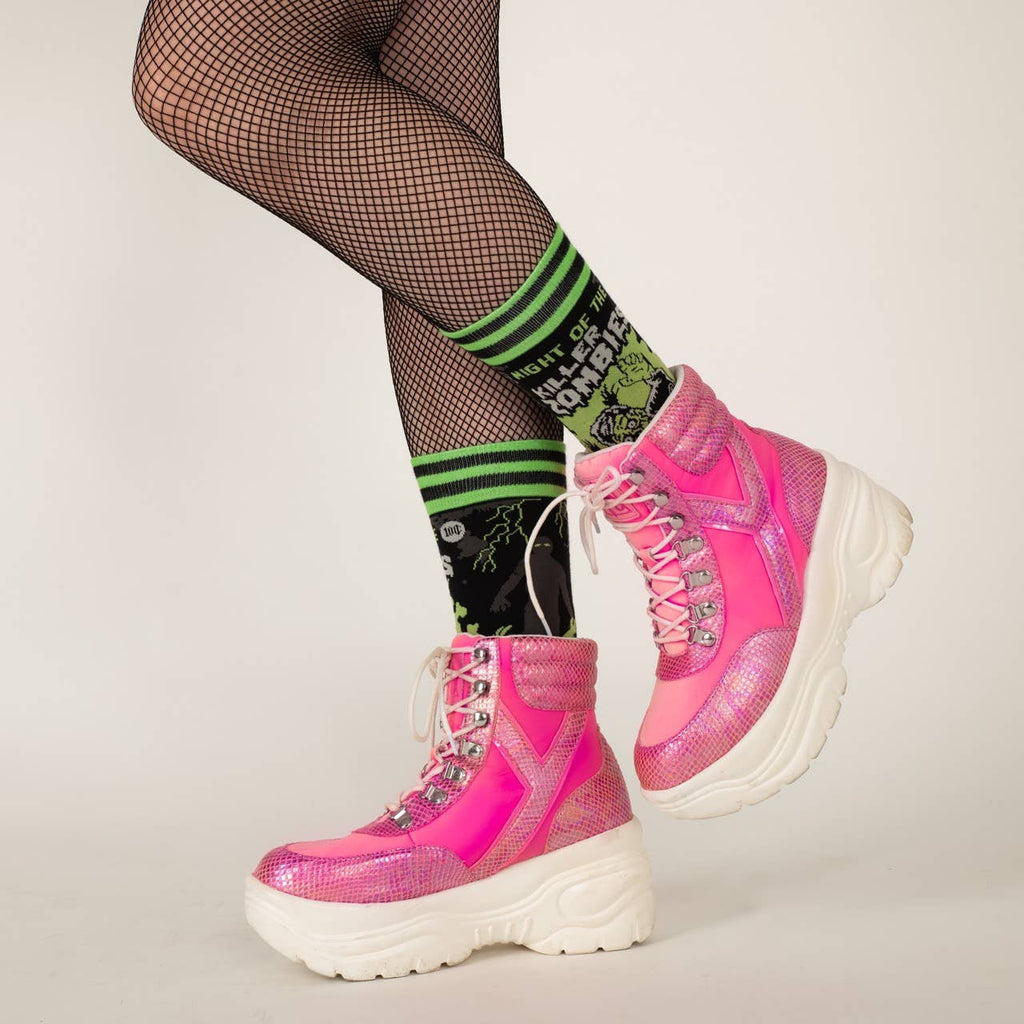 Night of the Killer Zombies Crew Socks - Angel's House of Design Co.