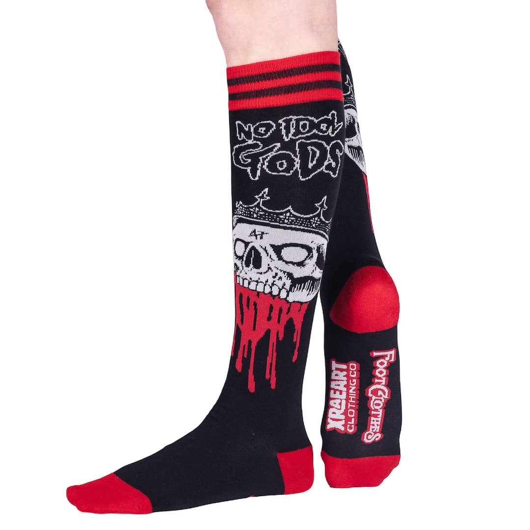 No False Kings Knee High Socks - Angel's House of Design Co.