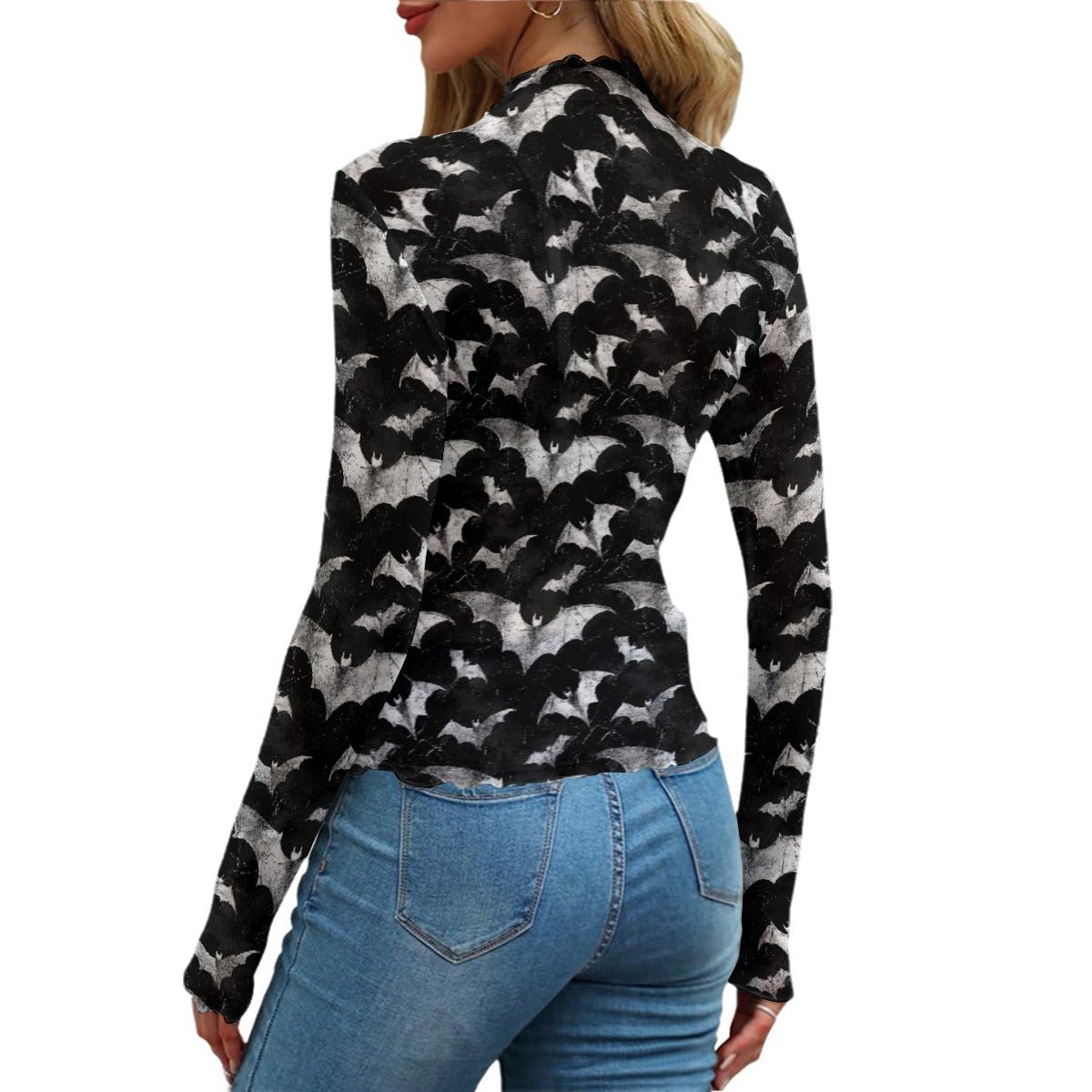 Nocturnal Bat Mesh Shirt - Angel's House of Design Co.