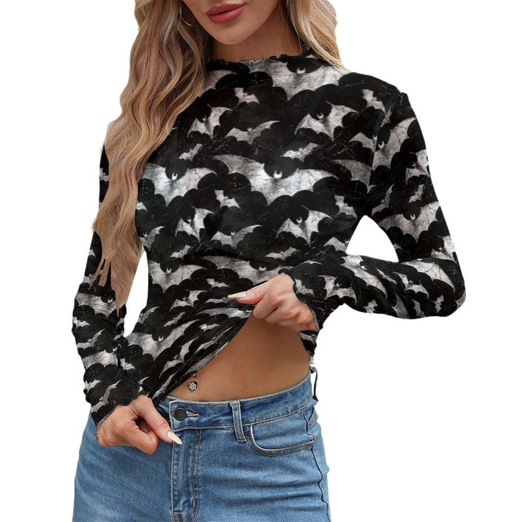 Nocturnal Bat Mesh Shirt - Angel's House of Design Co.