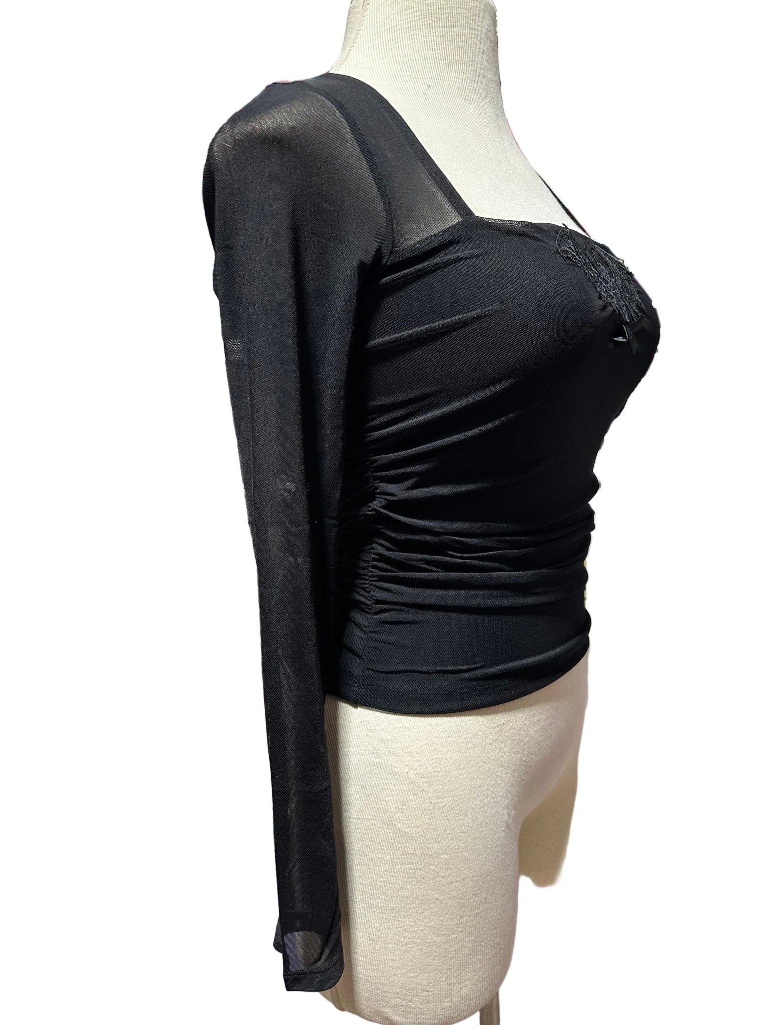 Nocturnal Bat Mesh Top - Angel's House of Design Co.