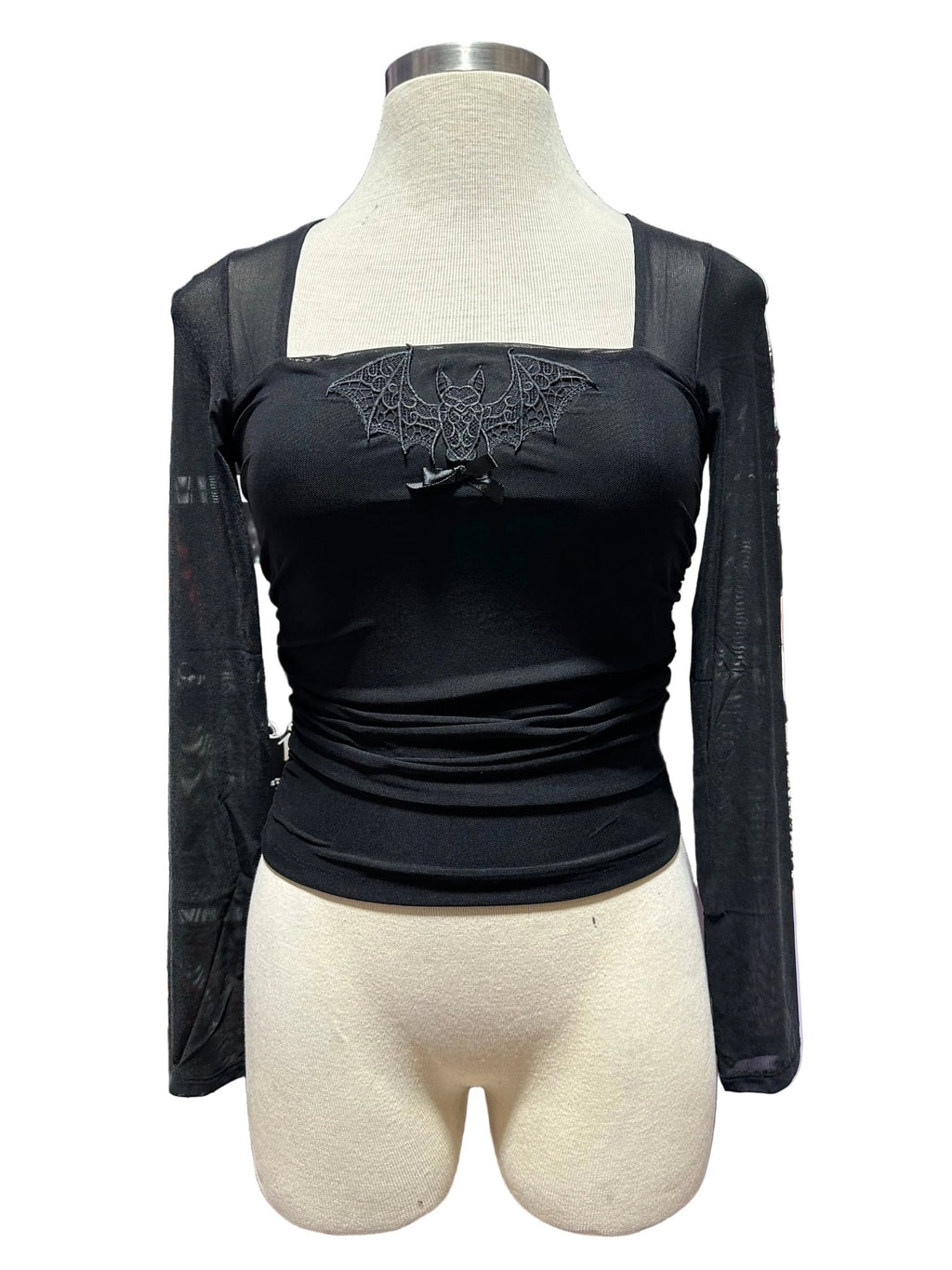Nocturnal Bat Mesh Top - Angel's House of Design Co.