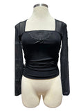 Nocturnal Bat Mesh Top - Angel's House of Design Co.