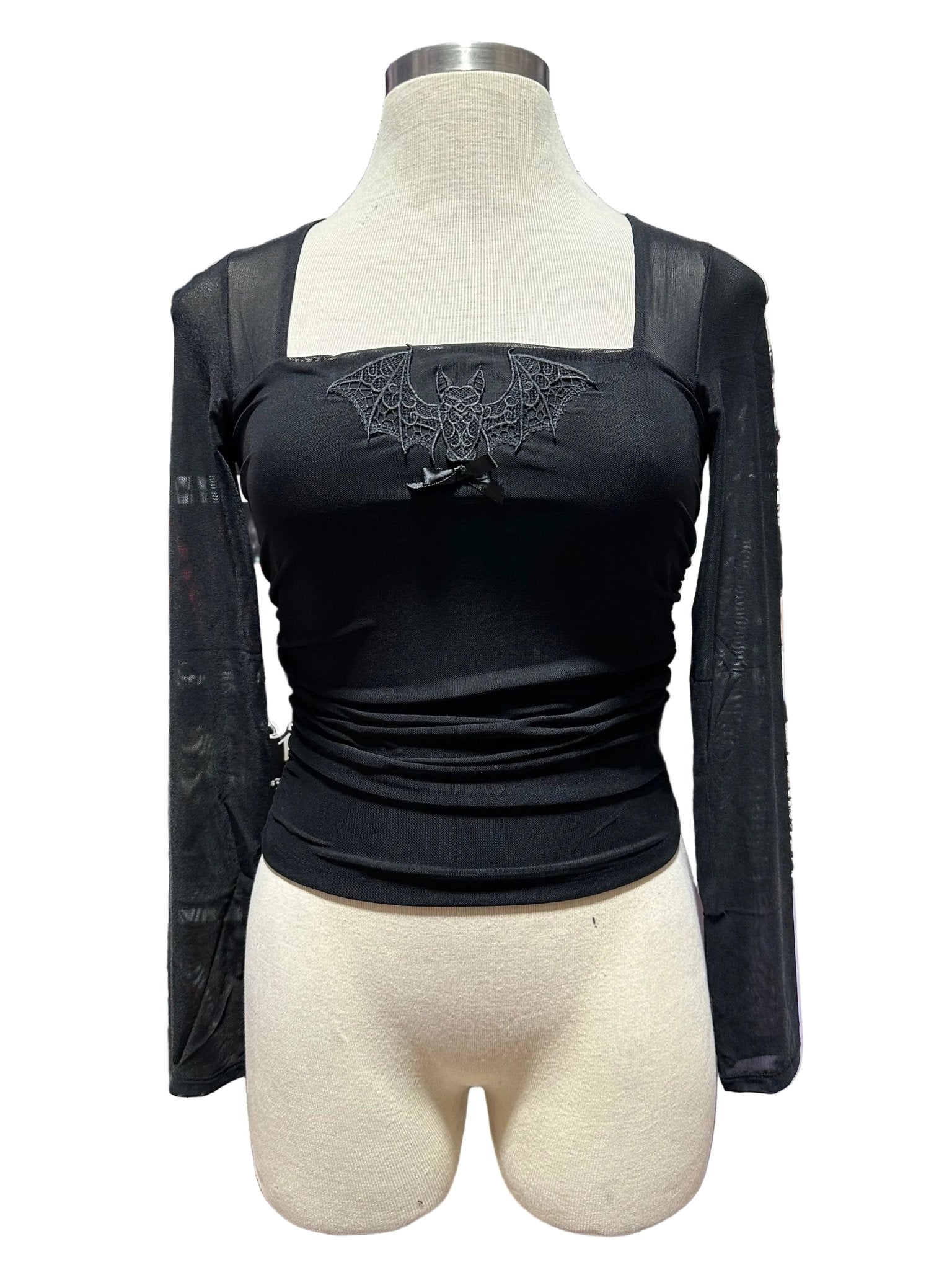 Nocturnal Bat Mesh Top - Angel's House of Design Co.