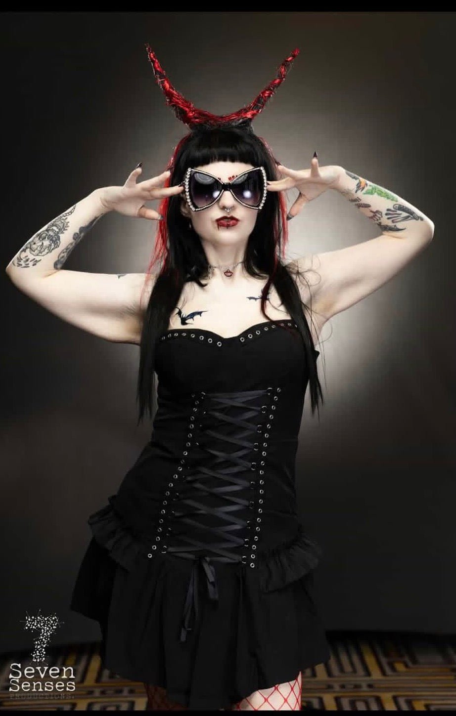 Nocturnal Hexy Dress - Angel's House of Design Co.