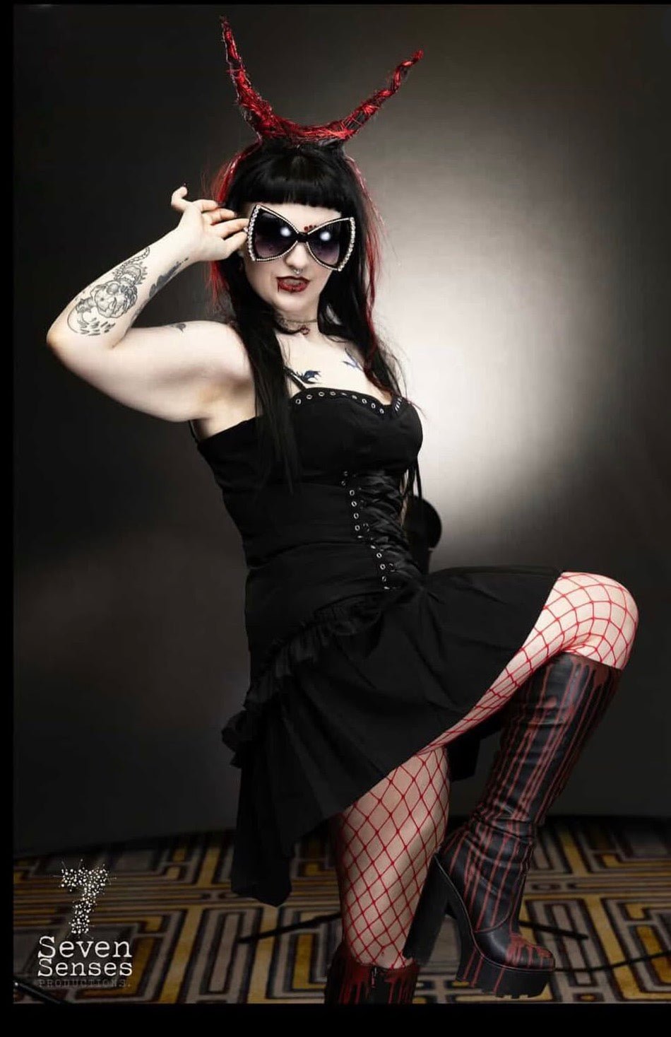 Nocturnal Hexy Dress - Angel's House of Design Co.