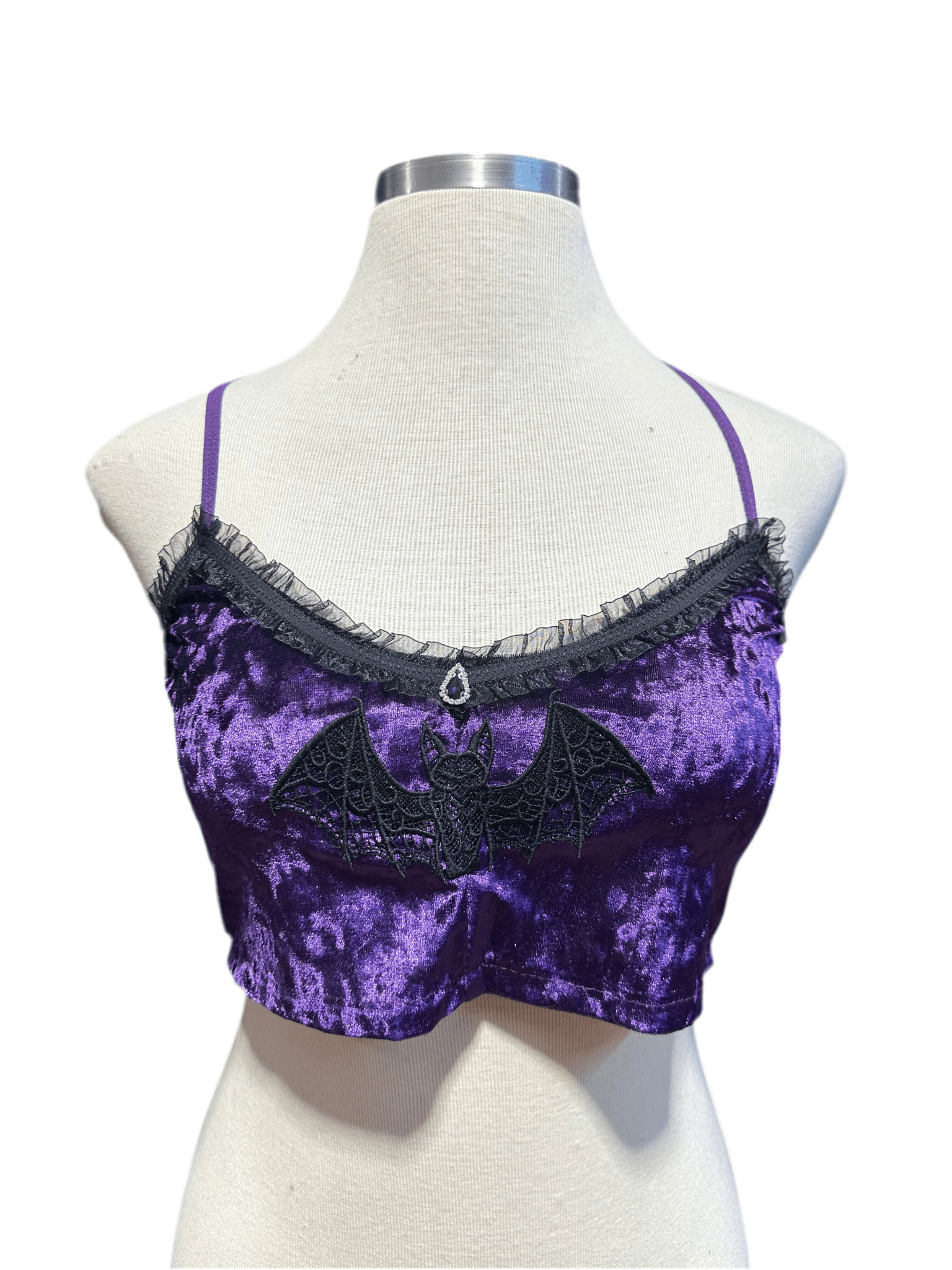Nocturnal Velvet Cami Purple - Angel's House of Design Co.