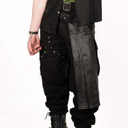 Genuine Leather Half Kilts