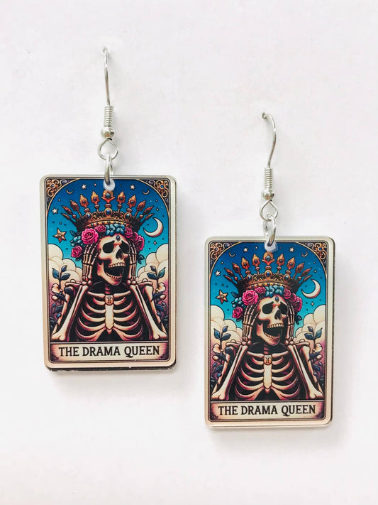 The Drama Queen Earrings, Acrylic Earrings
