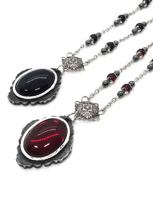 Vampiric Amulet Necklace with Setting Options