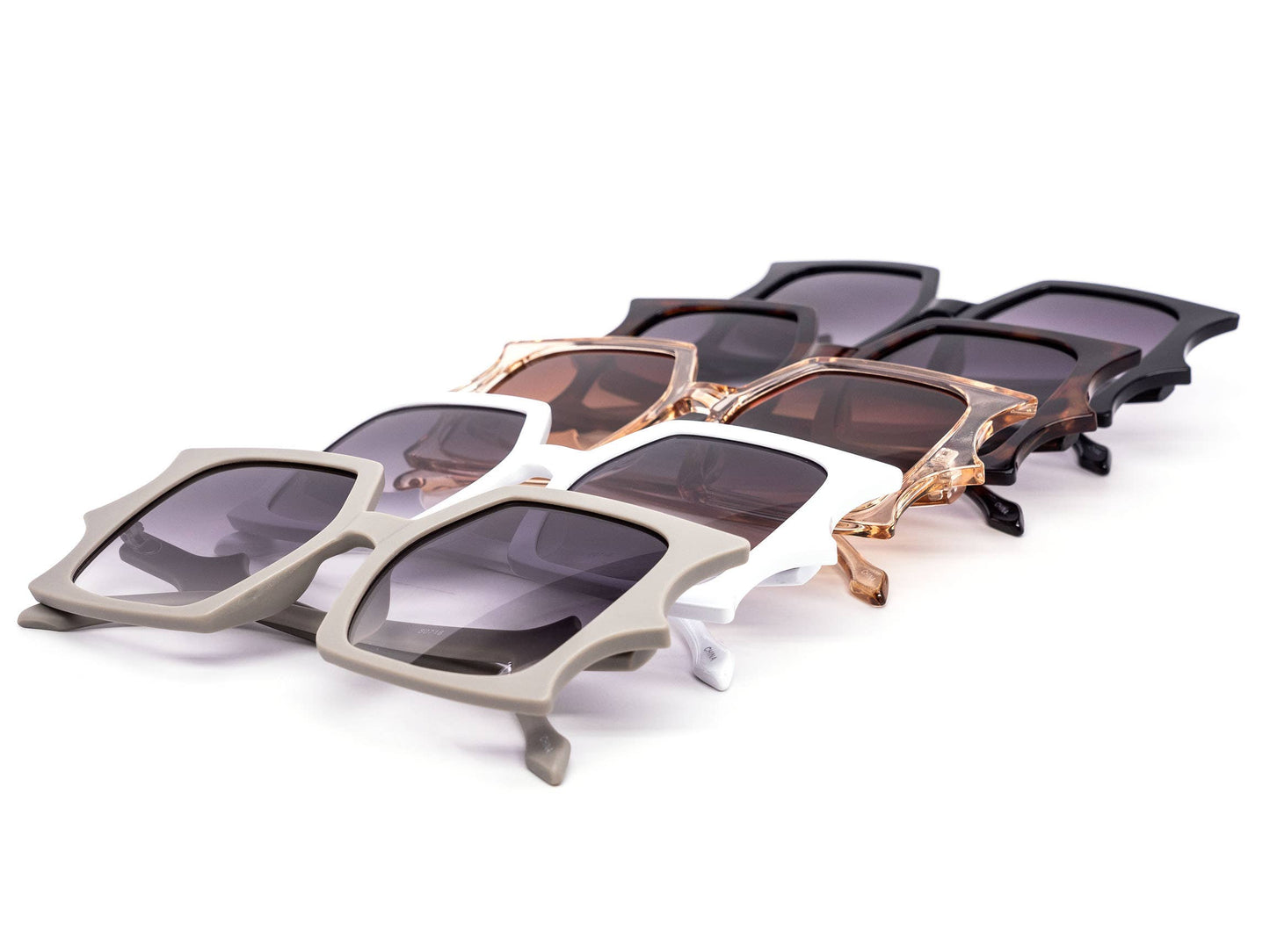 Unique Oversized Bat Flare Festival Sunglasses