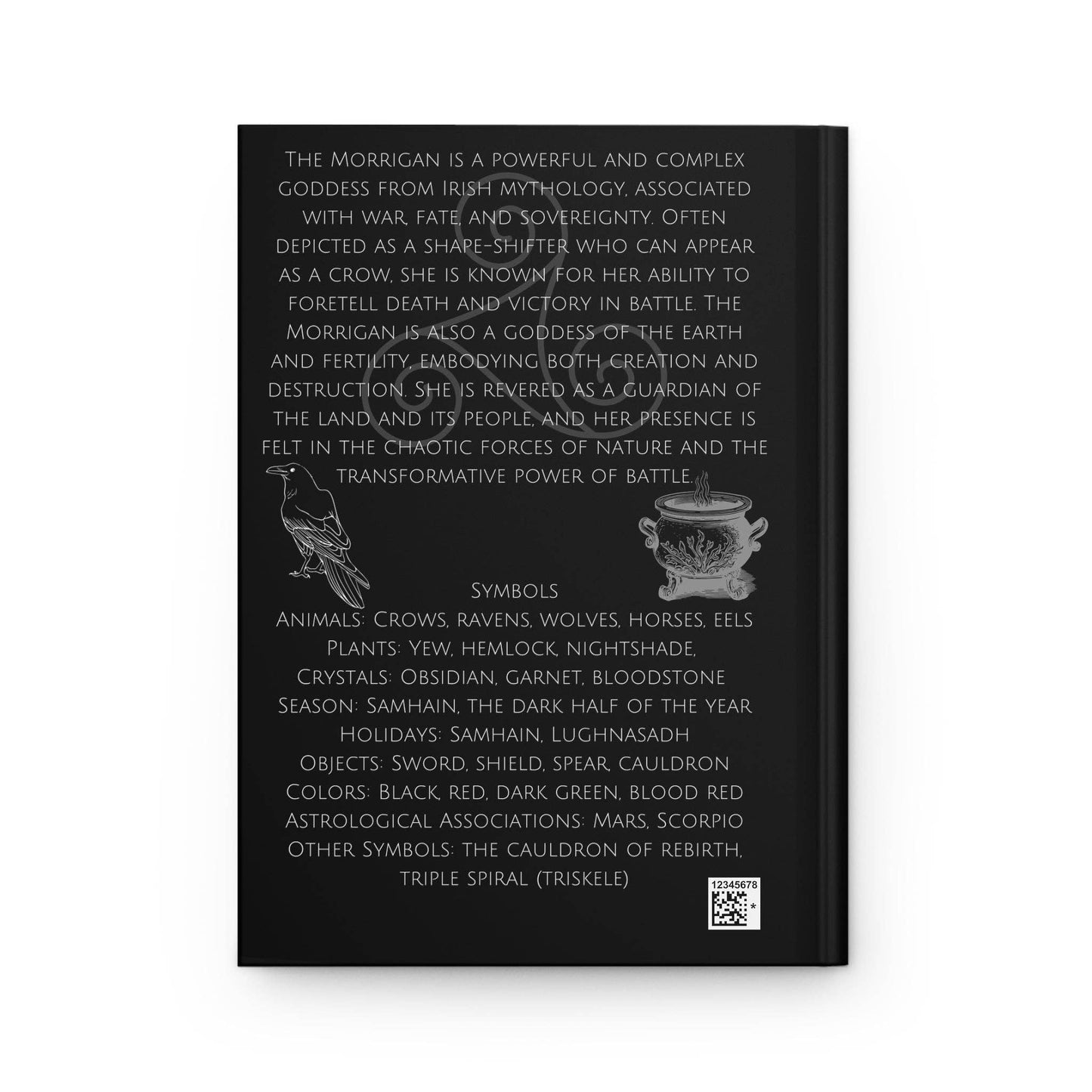 Morrigan Goddess Hardcover Journal