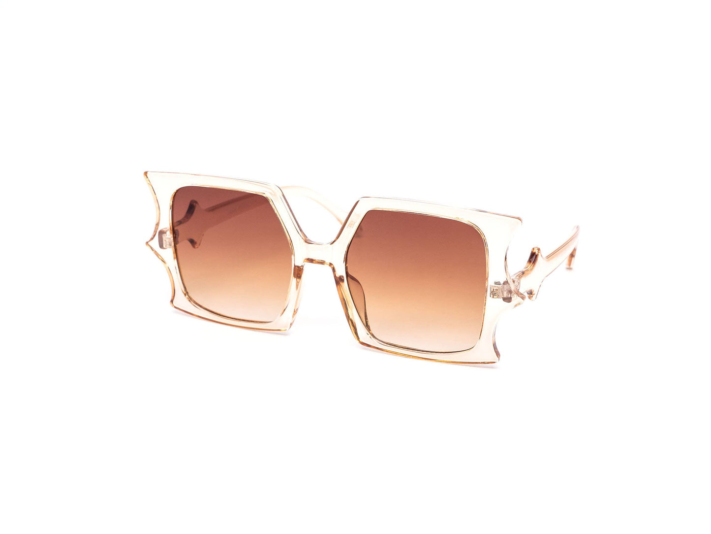 Unique Oversized Bat Flare Festival Sunglasses